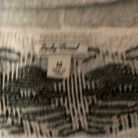 Lucky Brand Cardigan Asymmetrical Draped Open Front Size Medium (K1) - Picture 7 of 7